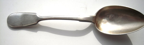 Серебряная ложка,84 проба.