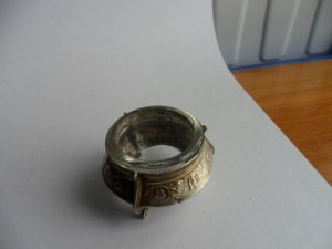 Чернильница серебро