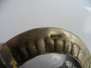 Чернильница серебро