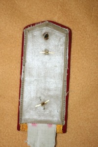 Пятиугольный погон майора пехоты. Изготовлен в Германии.