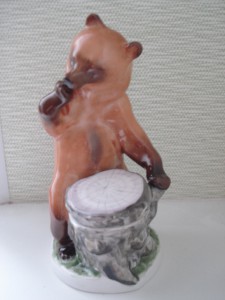 чернильница Медведь у пня...ЛФЗ...старая