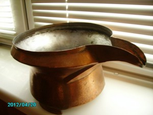 Красномедные ендова и чайник