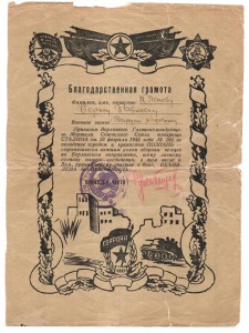 Комплект на военного прокурора Войск МВД Дальстроя