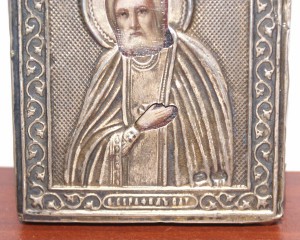 Миниатюра в серебре Серафим Саровский
