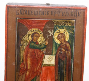 Благовещение Пр.Богородицы миниатюра ковчег