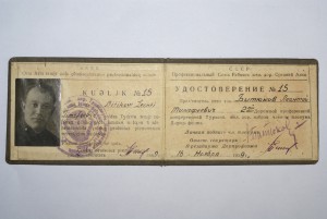 Грамота 1921 г Реввоенсовет Кавказской РККА (бывш. ХI армии)