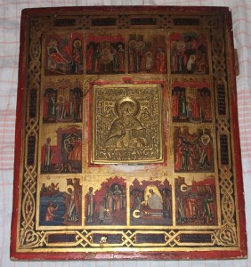 Св.Николай с житием,35х31.