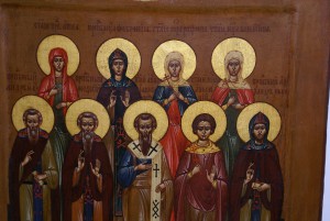 Икона именник девять Святых. Анна Валентина Андрей Александр