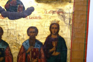 ИРИНА НИКОЛАЙ ВАСИЛИЙ ИОАНН (ИКОНА КОВЧЕЖНАЯ)