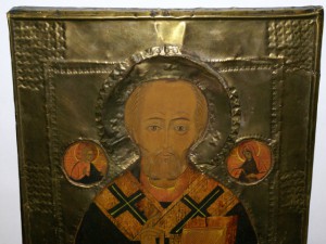 НИКОЛАЙ ЧУДОТВОРЕЦ В ОКЛАДЕ
