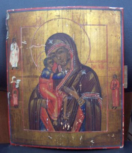 Феодоровская БМ с предстоящими Любовью,Улитой и Ангелом-хр.