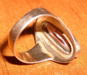 Золотой женский перстень с камнем проба 583