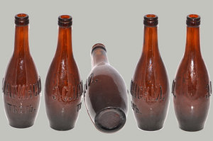 Пивная бутылка Э.Слатинскiй,Тверь