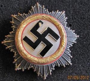 Немецкий крест в золоте.