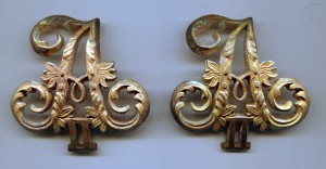 Вензеля на эполеты АII