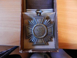 ЖК1, КВК1 без мечей, 10 лет выслуги в НСДАП