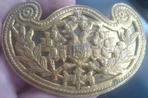 Щиток со шпаги чиновника.