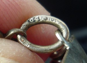 Жетон-карта, серебро-эмаль