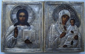 Венчальная пара серебро 84 проба