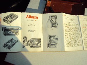 Станок для заточки бритвенных лезвий "Allegro".