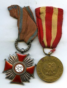 Крест и медаль Польша