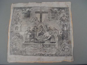 Униатский греко-католический Антиминс начала XVIII века.