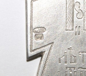 НАПЕРСНЫЙ КРЕСТ СЕРЕБРО 84. НИКОЛАЙ II