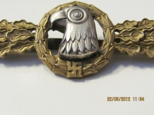 Летчик наблюдатель,в золоте и серебре.