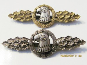 Летчик наблюдатель,в золоте и серебре.