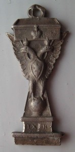 Жетон об окончании гимназии Клейма 1909год.