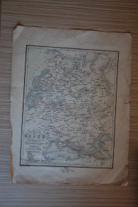 Карта России. Европейская часть.