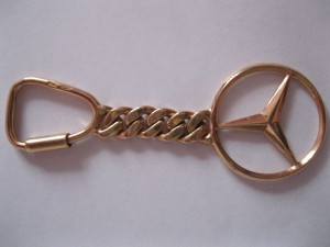 Брелок,знак МЕСЕРСЕДЕСа золото 585пр.