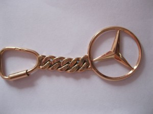 Брелок,знак МЕСЕРСЕДЕСа золото 585пр.