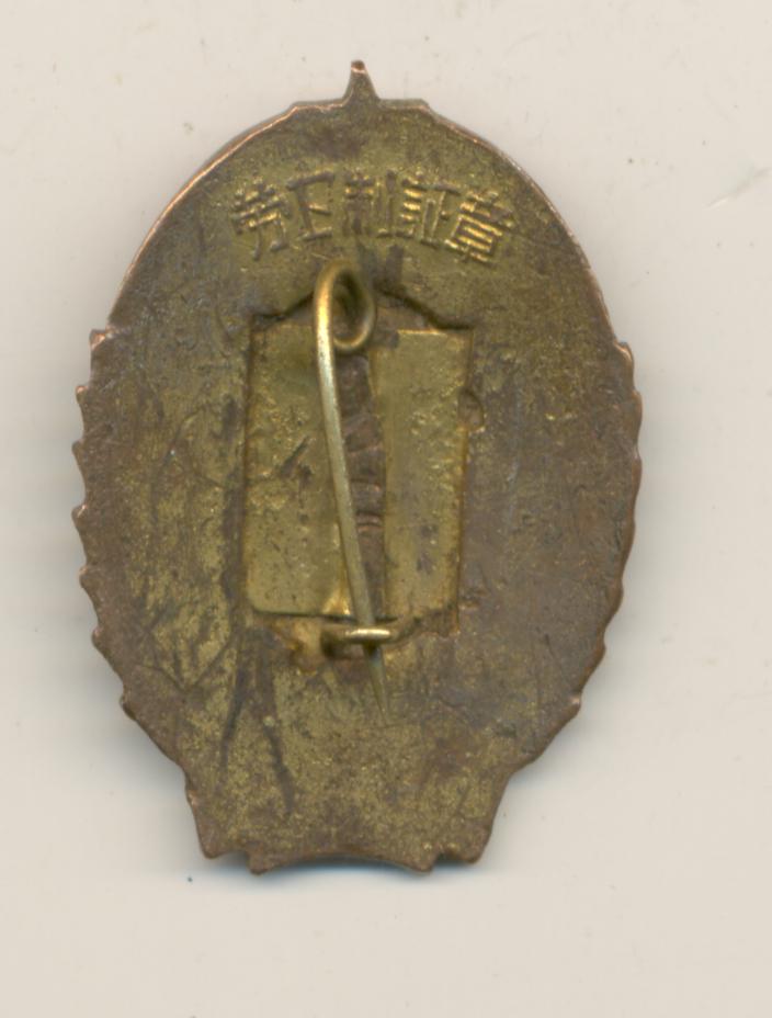 Китайский спортивный значок.