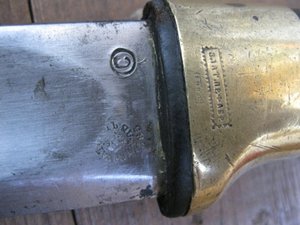 Шашка казачья обр.1881 года, клеймо ЛГКЕВП-1885г.