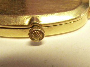 ЗОЛОТЫЕ ЧАСЫ "ROLEX CELLINI"