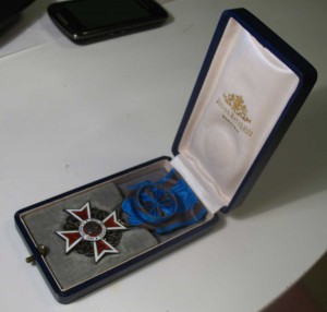 Румыния Орден Короны серебро офицер в родной коробке