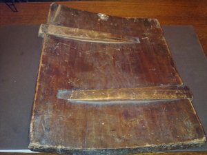 Икона Святой Екатерины с житием. 33,5х27,5