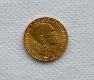 Ватикан 100 лир 1942