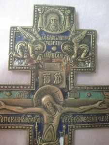 Крест эмаль 3