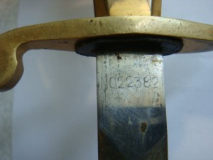Кортик бескнопочник 1945г.