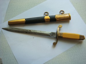 Кортик бескнопочник 1945г.