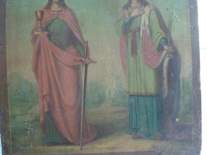икона [св.Варвара и св.Екатерина] продажа