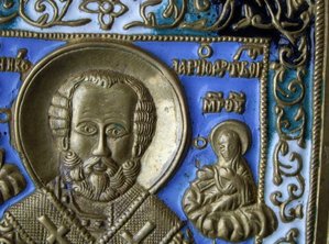 Николай Чудотворец 4 эмали