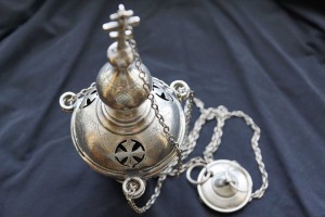 Кадило серебряное с бубенцами. Россия, конец XIX в.