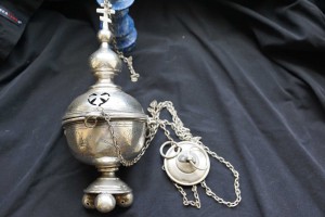 Кадило серебряное с бубенцами. Россия, конец XIX в.