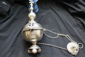 Кадило серебряное с бубенцами. Россия, конец XIX в.