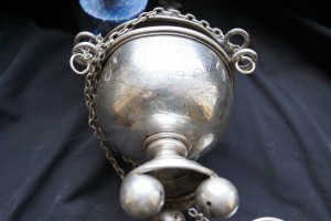 Кадило серебряное с бубенцами. Россия, конец XIX в.