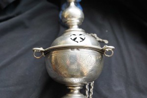 Кадило серебряное с бубенцами. Россия, конец XIX в.