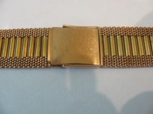 Золотой браслет к мужским часам.585.